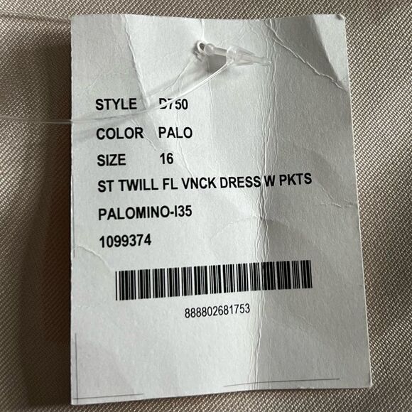 Alfred Sung V-Neck Full Skirt Satin Maxi Dress in Palomino. Size 16. NWT! - Picture 10 of 16